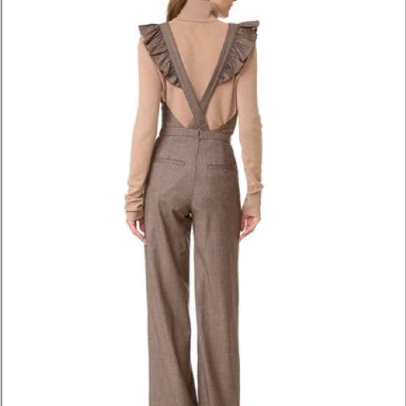 Ulla Johnson Ruffled Checked Jumpsuit - Picture 2 of 15